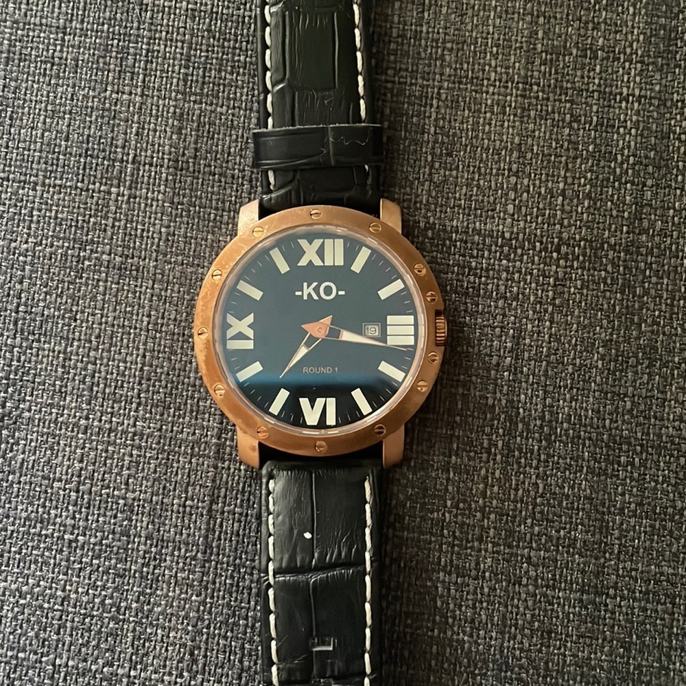 KO Watch black and gold - unisex Knockout Watches